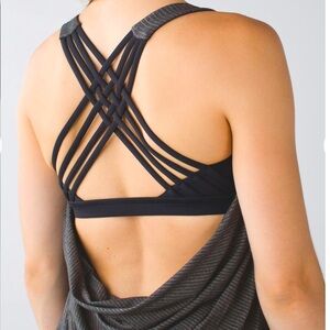 Lululemon Wild Tank Heathered Black / Black 6
